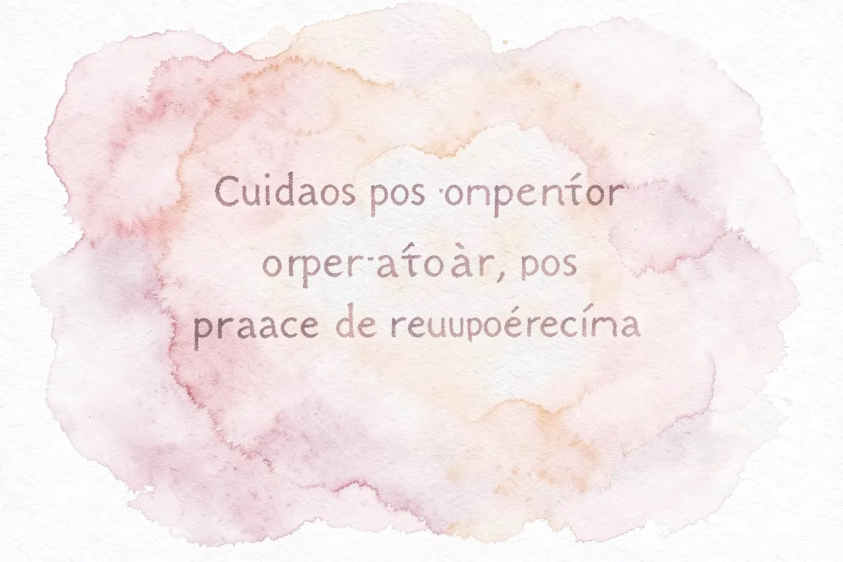 Cuidados pós-operatórios por fase de recuperação