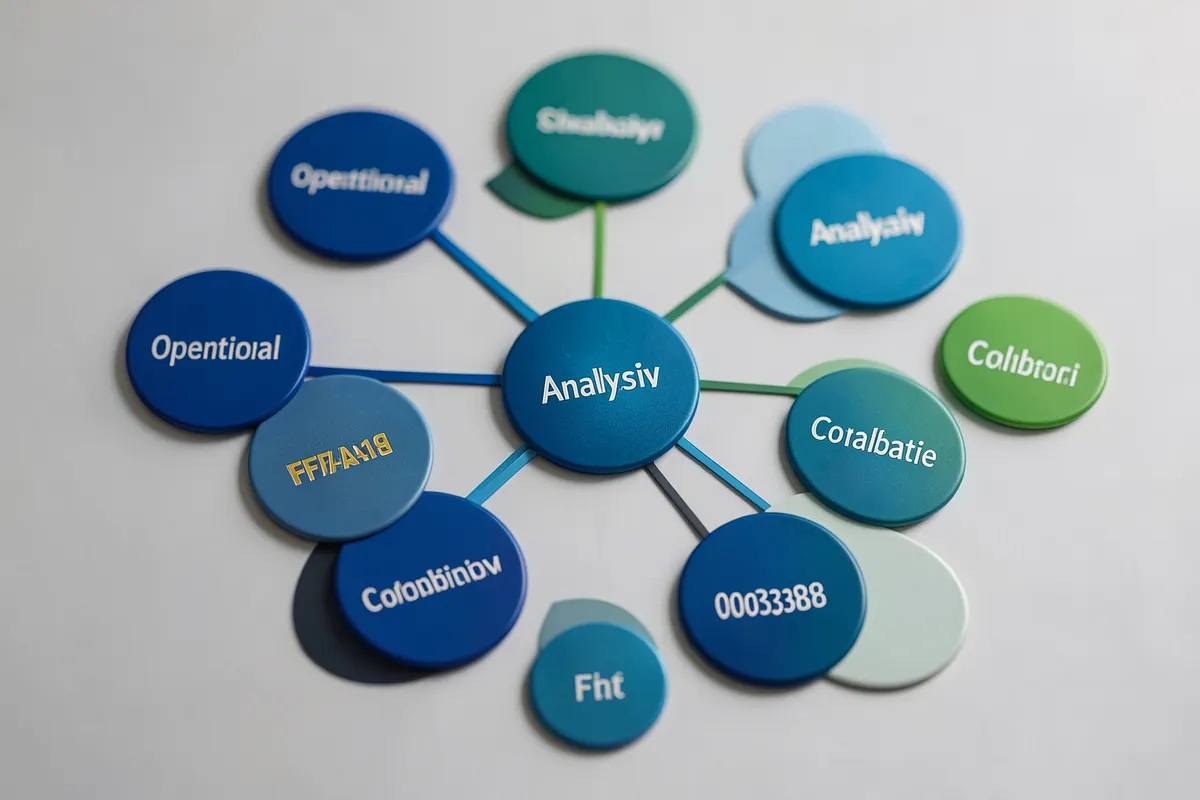 Diagrama mostrando diferentes tipos de CRM: operacional, analítico e colaborativo.