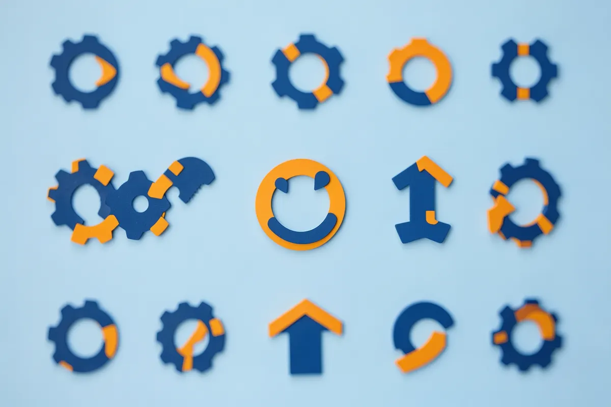 Ícones representando benefícios do CRM como aumento de eficiência e satisfação do cliente.