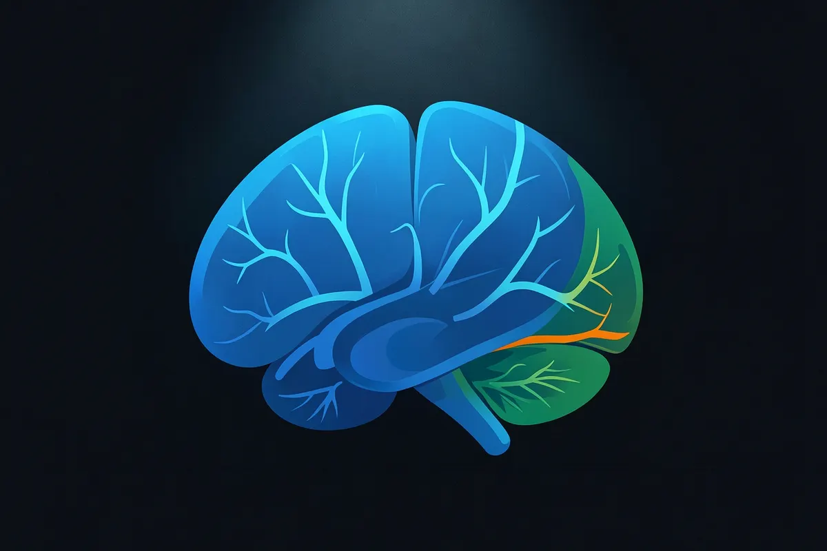 Cérebro com conexões neurais em destaque, simbolizando a complexidade da depressão resistente