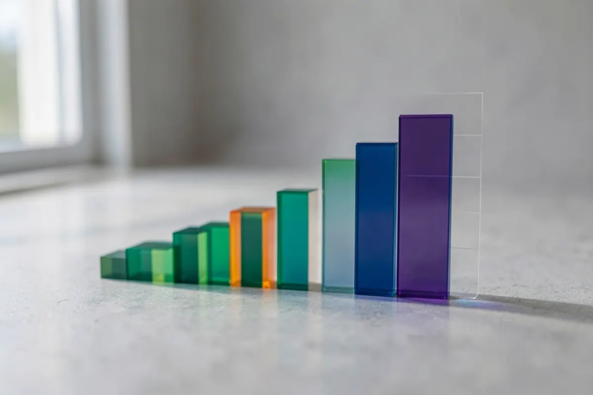 Gráfico de barras mostrando aumento de produtividade e satisfação do funcionário.