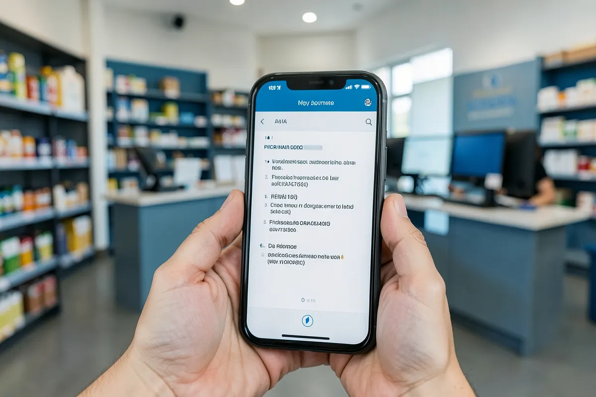Um celular exibindo um aplicativo de gestão de notas fiscais.