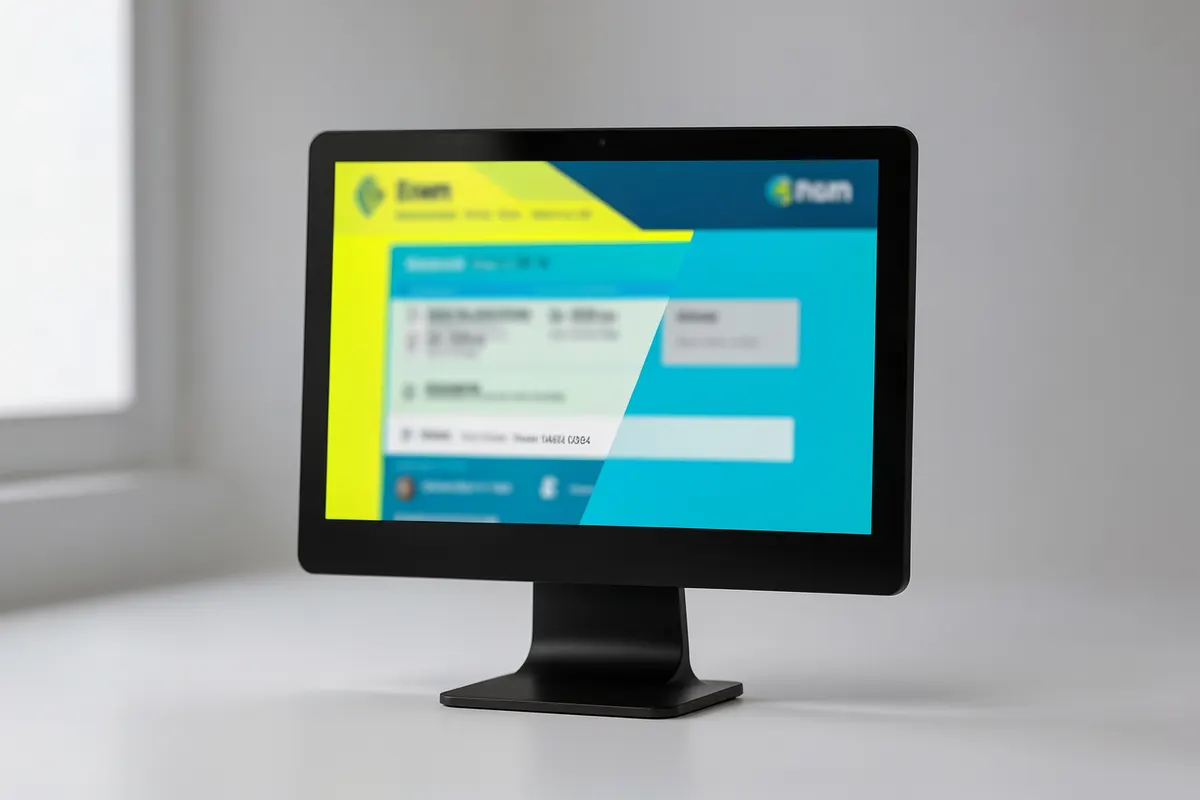 Tela de computador mostrando o site oficial do Enem com informações sobre a prova.