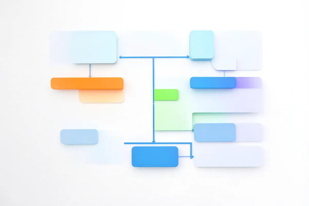 Diagrama de fluxo mostrando o processo de vendas com um software.
