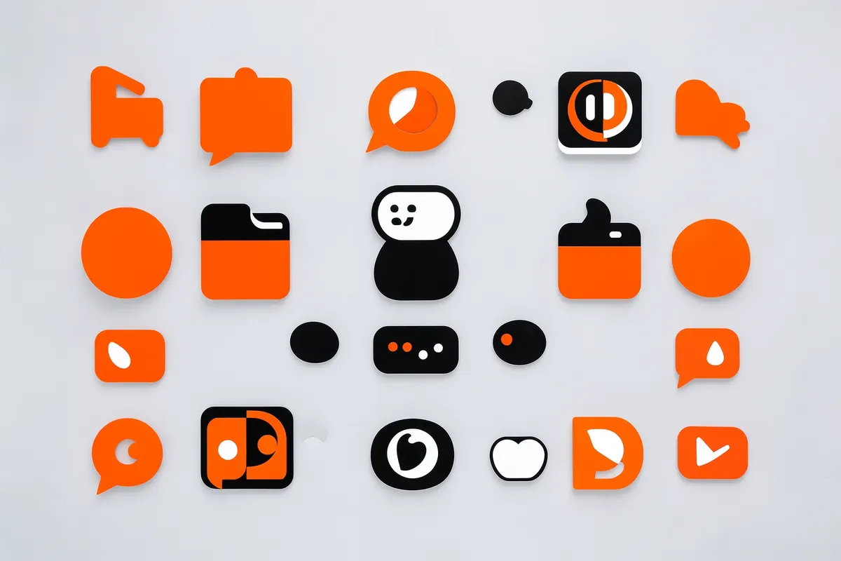 Uma série de ícones representando diferentes plataformas de mídia social e publicidade digital dispostos em um padrão organizado.
