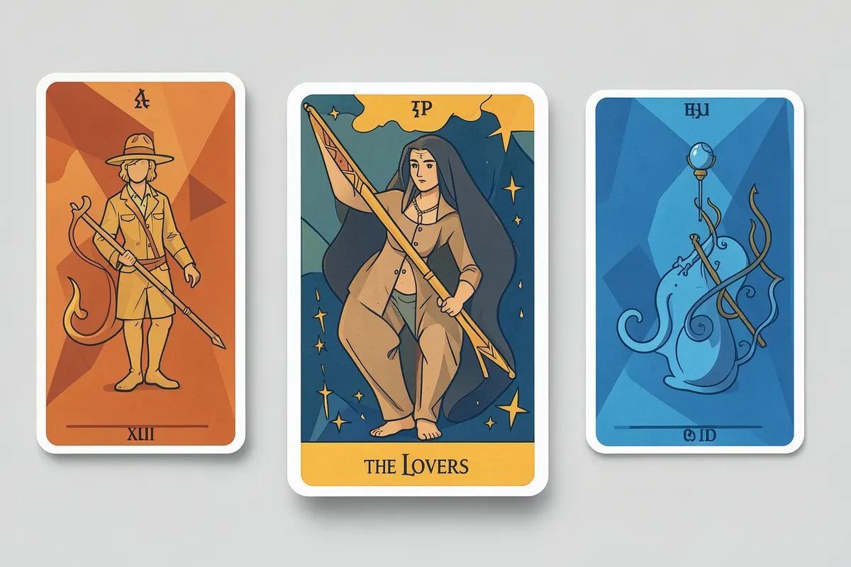 Arcanos Maiores do Tarot com foco em 'O Amante'