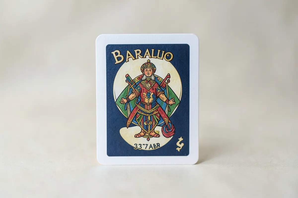 Uma única carta do Baralho Cigano com uma imagem simples e direta.