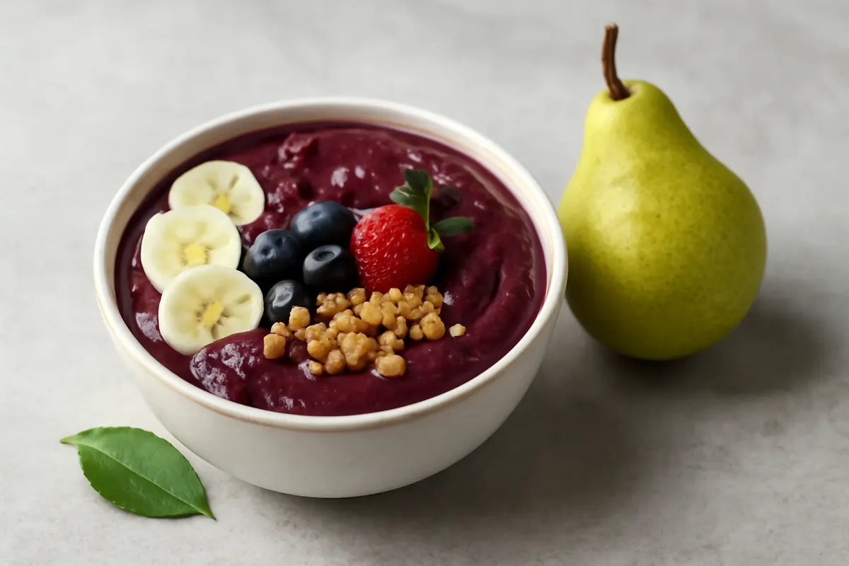 O açaí é uma fruta rica em nutrientes e pode ser uma excelente adição à sua dieta, especialmente se você está buscando emagrecimento. Comparado a outras frutas, como a pêra, o açaí oferece benefícios únicos que podem ajudar na sua jornada de saúde. É importante considerar as calorias e como você o incorpora em sua alimentação.